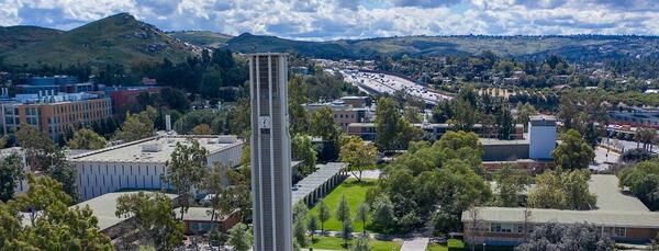 Aerial view of campus